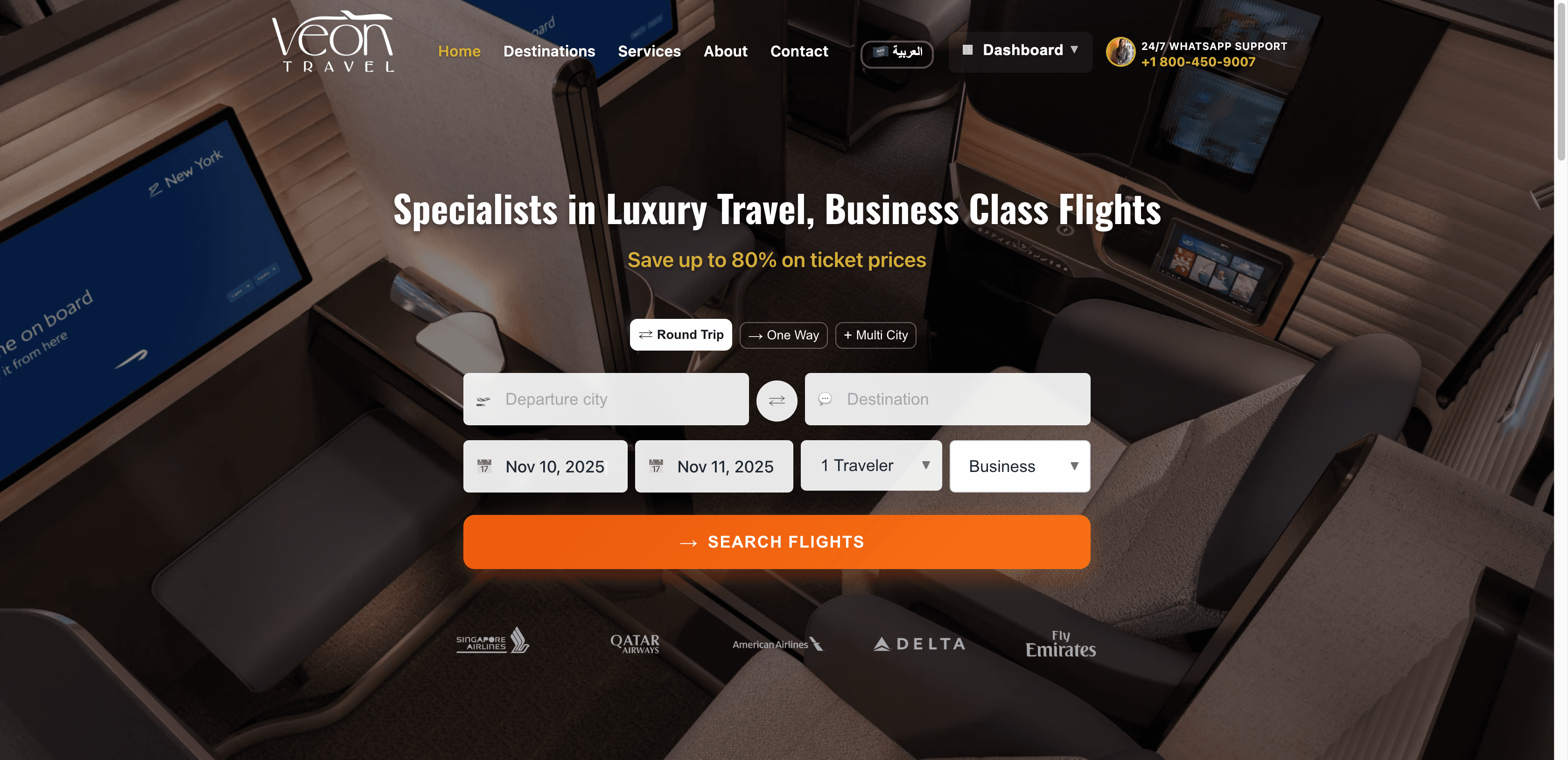 Veon Travel — Premium Travel Management & Lead Handling Platform